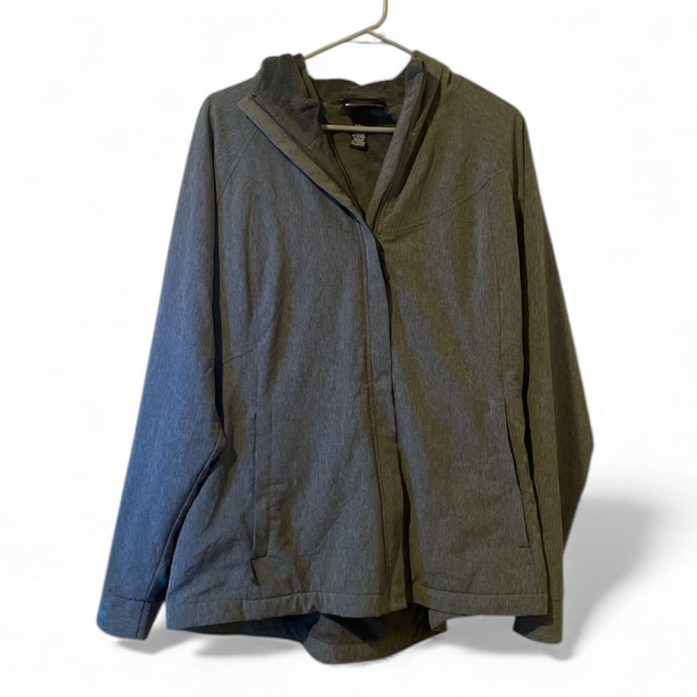 Kirkland Signature Women’s Softshell Active Full Zip Jacket Gray